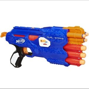Nerf Gun Dual Strike Kids Toy Boys